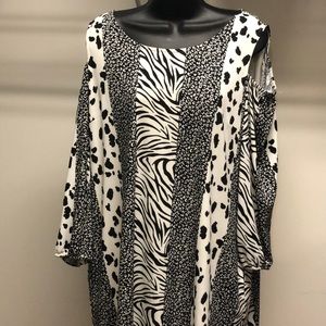 Black and white dress from Cato